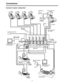 Page 19O    I
FUSEFUSE
FUSEFUSE
FUSEFUSE
19
Connections
Example of system configuration
AC adapter:
AW-PS300
Main unit
Genlock signal generator
Switcher, special
effects generator,
etc.
Control panel
Remote control panel:
AW-RP615G/L signal VIDEO/Y
Pb
Pr
VIDEO/Y
Pb
Pr Video board:
AW-PB605
AUX
System
tally
Inter-communications
headsetHalogen lamp Pan-tilt head system
Preview color monitor
(75 Ωterminator)
Preview color monitor
(75 Ωterminator)Pan-tilt head system
control signal
AC adapter:
AW-PS505
AC adapter:...