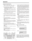 Page 32328. The entry in the tracing memory commences as soon as
the pan, tilt, zoom, focus, iris or white balance mode
selection is initiated so proceed with the entry operation.
The START/STOP button stops flashing and comes on,
and the lamps of TRACING/PRESET MEMORY buttons
11 through 30 come on to provide a general guideline of
the time for which data can be entered.
Each of the No. 11 through No. 20 buttons indicates a
time of approximately 3 seconds; and each of the No. 21
through No. 30 buttons indicates...