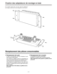 Page 88– 42 –
Fixation des adaptateurs de montage en baie
Pour installer l’appareil dans une baie, utiliser les adaptateurs
de montage en baie et les vis de montage (M4a8 mm) fournis.
Remplacement des pièces consommables
ORemplacement de la pile
La pile a une autonomie de 5 ans. Remplacer la pile
avant l’issue de cette période.
Les données de réglage comme les paramètres de
menu et les mémoires de tracé sont enregistrées dans le
module principal de la télécommande multi-fonctions.
Ces données sont conservées...