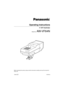 Page 1
F0906Y0 D VQTB0132
Operating Instructions
4 CRT Viewfinder
Model No.  AW-VF64N
Before operating this product, please read the instructions carefully and save this manual for future use.

060920 AW-VF64N_P.indd   12006/09/20   11:10:15 