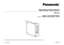 Page 1Operating Instructions
SDI Card
Model No.  AW-HHD870N
Before operating this product, please read the instructions carefully and save this manual for future use.VQTB0353
F0109S0 
D 
