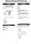 Page 4Manual Dialing and Receiving
Using the handset
For manual dialing operation, you can use the
handset as it is,
Hands-f ree
oThe Speakerphone Indicator will light.
PUSH SP.PHONE
WHEN THECONVERSATIONIS COMPLETED..
PUSH REDIAL
WHEN THE LINEIS BUSY.
I When using the handset;
depressing the Redial button enables you to
redial once.
I When using in the hands-free mode;
depressing the Redial button enables you to
redial uo to 15 times within a 1O-minute
period.
To cancel, push the Flash button.
oUp to 30 digits...