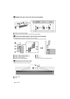 Page 1414RQT9763
Attach the main unit to the wall mount brackets.
Screw the safety holder onto the wall mount brackets.
≥Screw tightening torque: 80 N0cm (0.6 lbf0ft) to 120 N0cm (0.9 lbf0ft).
≥The safety holders are designed to prevent the main unit from falling off the wall mount bracket.
Secure the cord to the wall.
≥Make sure that the slack of the cord is minimal.
AWall mount bracket (supplied)
BGently move the main unit down onto the wall mount bracket.
CScrew without washer (supplied)
DSafety holder...