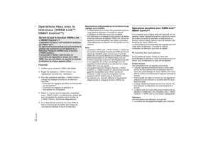 Page 2512
RQT9860Opérations liées avec le 
téléviseur (VIERA Link™ 
HDAVI Control™)PréparatifsA
Vérifier que la connexion HDMI a été établie.
B
Régler les opérations « HDAVI Control » sur 
l’équipement raccordé (Ex. : téléviseur).
C
Pour des opérations optimales « HDAVI Control », 
changer les réglages suivants sur le téléviseur 
raccordé.*
1
– Commuter les réglages par défaut du haut-parleur 
sur cet appareil.*
2
– Commuter les réglages de sélection du 
haut-parleur sur cet appareil.
D
Mettre en marche tous...