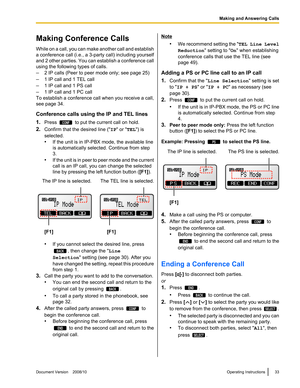 Page 33CONF  BACK BACK CONF END CONF PS  CONF END  END BACK   SELECT SELECT  