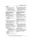 Page 25Base unit
1 D
uring an outside call, press  M N
.
R A

ll registered handsets beep.
2 Wait for the paged party to answer.
RIf the paged party does not answer,
press  M N
 
to return to the outside call.
3 To complete the transfer, press  MZ N. Transferring a cellular call
b

etween the handset and a
cellular phone Transferring a cellular call from the
h

andset to a cellular phone
1 Press  MMENU N during a cellular call.
2 Mb N:  “Transfer to cell ” a
M SELECT N
R The cellular call is transferred to the...