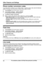 Page 42Phone number conversion codesIf you store phone numbers in your contacts using “+” and the country code, store the following
codes in the base unit so that phone numbers will be dialed correctly.
1 Tap [Landline]  in the home screen or app list.
2 Tap [Landline settings]  ®  [Initial settings] .
R The handset connects to the base unit.
3 Tap [Phone number conversion] .
4 Select a code to edit, enter the code (4 digits max.) and then tap  [OK].
– [International code] : This is the international dialing...