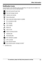 Page 57Notification iconsIcons that appear in the notifications panel vary depending on the apps that are installed in the
handset. Some common icons are described below.
New email received through GmailNew email message receivedCalendar event reminderSong is being playedOpen (unsecured) wireless network is availablePC is connected via USBError messageCall in progressMissed callCall is on holdIntercom call being receivedUploading dataDownloading dataMore notifications availableGPS is activatedNew voicemail...