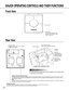 Page 1010
MAJOR OPERATING CONTROLS AND THEIR FUNCTIONS
Front View
Dome cover
Power LED
You can select ON or OFF for 
the LED on the “System” page.
(Refer to page 63.)
Rear View
HTML document initialization switch
All HTML documents return to the default settings (to the default settings of the latest upgraded firmware if the firmware has been 
upgraded) when the AC adapter is plugged into an outlet while this switch is pressed and kept pressed for five seconds or more 
after the plug is inserted.
Note:
It will...