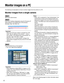 Page 44
Monitor images on a PC
The following are descriptions of how to monitor images from the camera on a PC.
Monitor images from a single camera
Notes:
• When ON is selected for User Authentication, the
authentication window will be displayed before dis-
playing live images for the user name and password
entries. The default user name and password are as
follows.
User name: admin
Password: 12345
When accessing the camera without changing the
default password, the pop-up window saying that it
is recommended...