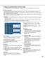 Page 5555
Configure the settings relating to the alarm image
Click the [Alarm] tab on the Alarm setup page. (pages 20 and 21: How to display/operate the setup menu)
Alarm image setup
The settings relating to the alarm image to be transmitted to an FTP server can be configured in this section. The
alarm image will be transmitted to an FTP server. To transmit alarm images to an FTP server, it is necessary to con-
figure the settings in advance. (page 66)
Refer to pages 52, 53 and 56 for further information...