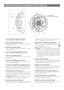 Page 40-40-
PRINCIPAUX ORGANES DE COMMANDE ET LEURS FONCTIONS
A
B
LEFTRI
G
H
TUPDO
W
NSET
LINK
LED
OFFLED
ON RCV
A
B
LEFT
RIG
HT
UP
DO
W
N
SET
LINK
LED
OFFLED
ONRCV
u
i
o !0
!1!2
!3
!4
!5
!6
!7
!9
!8
t
r q
y
w
Vis de protection 
pendant le transport (rouge)
e
qVis de blocage de réglage dinclinaisonCale la position de réglage dinclinaison.
wPlateau de balayage panoramiqueAjuste la valeur angulaire de balayage panoramique
de la caméra vidéo.
eDispositif de réglage dazimutAjuste le réglage angulaire azimutal pour...