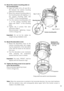 Page 1111
FRONT
LOCK
F
R
O
N
T
FRONT
LOCK
F
R
O
N
T
Projections Hooks for the
decorative cover
*1 position on the
rear side
START
END
FRONT
FRONT
LOCK
Mounting base
Camera mounting plate
Align Awith A
Align Bwith B
Fixing screw to be used for cover fall prevention
14. Mount the camera mounting plate on
the mounting base.
qAlign the marks (Ato Aand Bto
B) between the camera mounting
plate and mounting base.
wMount the camera mounting plate on
the mounting base with aligning gof
the camera mounting plate with...