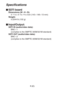 Page 99(E)
Specifications
$SDTI board
Dimensions (WaHaD):
5 11/16a5 7/8a9/16inch (143a148a13 mm)
Weight:
0.2244 lb (102 g)
$Input/Output:
SDTI IN (audio/video data):
BNCa1 
(complies to the SMPTE 305M/321M standard)
SDTI OUT (audio/video data):
BNCa2 
(complies to the SMPTE 305M/321M standard) 