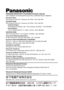 Page 10ji
PANASONIC BROADCAST & TELEVISION SYSTEMS COMPANYUNIT COMPANY OF MATSUSHITA ELECTRIC CORPORATION OF AMERICAExecutive Office:
One Panasonic Way 4E-7, Secaucus, NJ 07094   (201) 348-7000
EASTERN ZONE: 
One Panasonic Way 4E-7, Secaucus, NJ 07094   (201) 348-7621
Southeast Region:
1225 Northbrook Parkway, Ste 1-160, Suwanee, GA 30024   (770) 338-6835
Central Region:
1707 N Randall Road E1-C-1, Elgin, IL 60123   (847) 468-5200
WESTERN ZONE: 
3330 Cahuenga Blvd W., Los Angeles, CA 90068   (323) 436-3500...