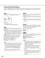 Page 6262
Configure the B/W mode settings
Configure the settings relating to the B/W mode such as brightness at ch\
ange between color and B/W, waiting time
to change to the B/W mode, etc. It is possible to avoid frequent switche\
s between color and B/W by adjusting the
parameter of LEVEL and DURATION TIME.
Step 1
Press the [SET] button after moving the cursor onto
BW MODE on the CAMERA SETUP page.
→The BW MODE page will be displayed.
Step 2
Move the cursor onto BW and select a parameter from
the following....