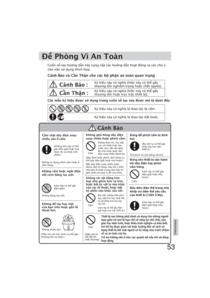 Page 5353
Vietnamese
Ký hiu này có ngh5a là thao tác b cm.
Ký hiu này có ngh5a là thao tác b!t buc.
Cnh Báo :Ký hiu này có ngh5a [Vic này có th gây 
thng tn nghiêm trng hoc cht ng-i].
Cn Th	n :Ký hiu này có ngh5a [Vic này có th gy 
thng tn hoc trc trc thit b].
Cu0n s tay hng dn này cung cp các hng dn hot ng và các chú ý 
cho vic s dng thích hp.
Cnh Báo và Cn Th	n cho các b ph	n an toàn quan trng
 Phòng Vì An Toàn
Các mu ký hiu !c s dng trong cun s tay này !c...