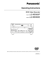 Page 1POWER
BUSY STOP REV PAUSE PLAY FWDREMAIN
RECMENU
REPEAT
ENTER
SHIFTRETURN
MARKER FUNCTION
SEARCH
STATUS
OPEN/CLOSE
PHONES
MODE LOCK
CH1/MIC
CH1
MIN MAX MIN MAX MIN MAX
OFF ON
CH2
CH2 GBREC
INHIBIT
DVD VIDEO RECORDER  LQ-MD800
4.7
Operating Instructions
DVD Video Recorder
Model No. LQ-MD800P
Model No. LQ-MD800E
Before operating this product, please read the instructions carefully an\
d save this manual for future use.
ENGLISH 