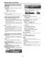 Page 18– 18 –
Playing discs (continued)
(3) Use [ ,  ] to select  “Marker ” and press [ ] to
highlight the first asterisk ( ).
DVDDVD-RRAM
(2) Use [ ,  ] to select the Play tab and press [ ].
Marking positions
(1) Use [ ,  ]  to select an asterisk ( ).
(2) Press [ENTER] .
•  The asterisk changes to a number and one marker is
added.
When marking positions 11 and above
(1) Use [ ,  ] to highlight  “1-10 ”.
(2) Use [ ,  ] to select  “11-20 ”.
• You can select the next group of 10 when the current
group is full....