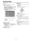 Page 32– 32 –
Entering titles
To correct a character
(1) Use  [, , , ] to select the character you want to
correct in the title field.
(2) Press [ ]. (You can also erase characters by using [
,
, , 
] to select  “ERASE ” and pressing [ENTER].)
(3) Use  [
, , , ] to select the correct character and
press [ENTER].
Notes:
•  You cannot enter titles if the program is protected. Release the
protection with the search program.
•  You cannot enter titles unless the  “Disc Protection ” in DISC
INFORMATION is  “Off ”.
•...