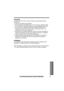 Page 35For assistance, please call: 1-800-211-PANA(7262)35
Useful Information
CAUTION:
To reduce the risk of ﬁre or injury to persons, read and follow these
instructions.
1. Use only the battery(ies) speciﬁed.
2. Do not dispose of the battery(ies) in a ﬁre. They may explode. Check
with local waste management codes for special disposal instructions.
3. Do not open or mutilate the battery(ies). Released electrolyte is
corrosive and may cause burns or injury to the eyes or skin. The
electrolyte may be toxic if...