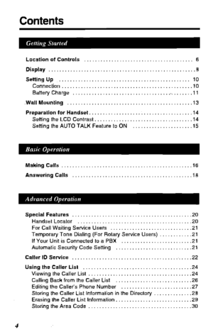 Panasonic Kx T4108 Operating Instructions Manual