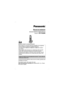 Page 12Gracias por adquirir un producto Panasonic.
Lea este manual de instalación antes de usar la unidad y guárdelo para 
consultarlo en el futuro.
Para obtener ayuda, visite nuestro sitio web:
http://www.panasonic.com/help para clientes de EE. UU. o Puerto 
Rico (solo en inglés).Esta unidad es un auricular adicional compatible con la siguiente 
serie de teléfonos inalámbricos digitales Panasonic: 
KX-TG4131/KX-TG6591/KX-TG6631/KX-TG6641/KX-TG7621/
KX-TG7641
Debe registrar este auricular en su unidad base...