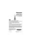 Page 1Thank you for purchasing a Panasonic product.
Please read this installation manual before using the unit and 
save it for future reference.
For assistance, visit our Web site:
http://www.panasonic.com/help 
for customers in the U.S.A. or 
Puerto Rico. This unit is an additional hands
et compatible with the following 
series of Panasonic Digital Cordless Phone: 
KX-TG4011/KX-TG4021/KX-TG4031/KX-TG4051/
KX-TG6511/KX-TG6521/KX-TG6531/KX-TG6541/
KX-TG7531
You must register this handset wit h your base unit...