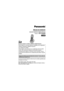 Page 12Gracias por adquirir un teléfono inalámbrico digital Panasonic.
Lea este manual de instalación antes de usar la unidad y guárdelo para 
consultarlo en el futuro.
Para obtener ayuda, visite nuestro sitio web:
http://www.panasonic.com/help para clientes de Estados Unidos o 
Puerto Rico (Sólo en inglés). Esta unidad es un auricular adicional
 compatible con los siguientes 
teléfonos inalámbricos digitales Panasonic: 
KX-TG9391/KX-TG9392
Debe registrar este auricular  con su unidad base antes de poder...