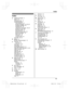 Page 43Index
A
A
dditional handset:   4
Alarm:   20
Answering calls:   12
Answering system Call screening:   26
Erasing messages:   24, 25 , 26
Greeting message:   24
Greeting only:   27
Listening to messages:   24, 25
Number of rings:   26
Recording time:   27
Remote access code:   25
Remote operation:   25
Ring count:   26
Toll saver:   26
Turning on/off:   24
Auto talk:   12, 19
B Battery:   8
Booster (Clarity booster):   10
C Call block:   20
First ring:   21
Call share:   13, 19
Call waiting:   12
Call...