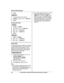 Page 244
MOFF NBase unit
1 F

ind the desired entry (page 23).
2 MERASE N a  M b N:  “Yes ” a  M SELECT N
3 MEXIT N Erasing all entries
Handset
1 MF N   
a  M M
ENU N
2 Mb N:  “Erase all ” a  M SELECT N
3 Mb N:  “Yes ” a  M SELECT N
4 Mb N:  “Yes ” a  M SELECT N
5 MOFF N Base unit
1 M N
 a  M E
RASE N
2 Mb N:  “Yes ” a  M SELECT N
3 Mb N:  “Yes ” a  M SELECT NChain dial
T
 his feature allows you to dial phone numbers
in the phonebook while you are on a call. This
feature can be used, for example, to dial a...