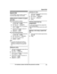 Page 25Speed dial
Y ou can assign 1 phone number to each of
the dial keys ( 1 to  9) on the handset. Adding phone numbers to speed
d

ial keys
n By entering phone numbers:
1 Press and hold the desired speed dial
key ( 1 to  9). a  M ADD N
2 Mb N:  “Manual ” a  M SELECT N
3 Enter the party’s name (16 characters
max.).  a M OK N
4 Enter the party’s phone number (24
digits max.).  a M OK N
5 MSELECT N a  M OFF N
n From the shared phonebook:
1 Press and hold the desired speed dial
key ( 1 to  9). a  M ADD N
2 Mb N:...