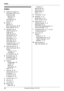 Page 62Index
62Document Version  2011-03
Index
A Additional handset: 40
Anonymous calls: 30, 37
Answering calls
Base unit: 16
Handset: 12
Auto intercom: 44
Auto talk: 12
B Battery: 4
Belt clip: 47
Block anonymous: 29, 36
Block Caller ID: 30, 37
C Call block: 29, 36
Caller ID service: 41
Caller list: 41
Caller list edit: 42
Call forward: 28, 35
Call share: 13, 17
Call waiting: 13, 17
Chain dial: 20, 23
CID (Caller ID): 41
Conference calls: 14, 18
Customer support: 61
D Date and time: 30, 37
Direct commands: 26,...