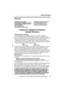 Page 85✄
Useful Information
For assistance, please visit http://www.panasonic.com/phonehelp85
Warranty
PANASONIC CONSUMER 
ELECTRONICS COMPANY, DIVISION 
OF PANASONIC CORPORATION OF 
NORTH AMERICA 
One Panasonic Way, 
Secaucus, New Jersey 07094PANASONIC PUERTO RICO, INC.
San Gabriel Industrial Park, 
Ave. 65 de Infantería, Km. 9.5,
Carolina, Puerto Rico 00985
Panasonic Telephone Products
Limited Warranty
Limited Warranty Coverage
If your product does not work properly because of a defect in materials or...