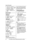 Page 242
Edit the name if necessary (16
characters max.; page 22).  a M OK N
3 Edit the phone number if necessary
(24 digits max.).  a M OK N
4 Mb N: Select the desired group
(page 22).  a M SELECT N 2 times
5 MOFF N Erasing entries
Erasing an entry
 Handset
1 F

ind the desired entry (page 23).
2 MERASE N a  M b N:  “Yes ”
3 MSELECT N a  M OFF N  Base unit
*
 1
*1 KX-TG6641 series: page 3
1 Find the desired entry (page 23).
2 MERASE N a  M b N:  “Yes ”
3 M N
 a  M n N 
(EXIT) Erasing all entries
 Handset
1 M...