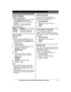 Page 17Initial settings
n Direct command code:
Programmable settings can be accessed by
pressing  MMENU N,  #  and then the
corresponding code on the dial keypad
(page 33).
Example:  Press MMENU N#101 .
n  Symbol meaning:
SymbolMeaningExample:   
M b N: “ Off ”Press  MC N or  MD N to select
the words in quotations.
Date and time
Important:
R When you install the batteries for the first
time, the handset may prompt you to set
date and time. First press  MSELECT N, then
proceed to step 2.
1 MMENU N#101
2 Enter...