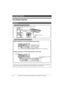 Page 60Guía Rápida Española
60Para obtener ayuda, visite http://www.panasonic.com/help (sólo en inglés)
Guía Rápida Española
Instalación
Si está suscrito a un servicio de DSL/ADSL, añada un filtro de DSL/ADSL a la línea telefónica entre la unidad base y 
la toma de la línea telefónica. Consulte las instrucciones de operación para ver las conexiones.
Cómo conectar el adaptador para corriente
L Use sólo el adaptador de corriente Panasonic PQLV219 incluido.
(120 V CA, 60 Hz)
Gancho
Oprima firmemente 
el...