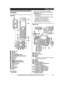 Page 13
Controls
Handset
Belt clip holeSpeakerHeadset jackDial keypad (*: TONE)MZ N (SP-PHONE: Speakerphone)MicrophoneReceiverDisplayM FLASH N M CALL WAIT N
MNMNOISE REDUCTION N
Charge contactsMN (TALK)MOFF NML1 N (Line 1)ML2 N (Line 2)MCELL N
n Control type
 Soft keys
By pressing a soft key, you can select the
feature shown directly above it on the display.
 Navigator key
– MD N,  MC N,  MF N, or  ME N: Scroll through various
lists and items.
–
 (Volume:  MD N or  MC N): Adjust the receiver
or speaker volume...