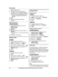 Page 34
Base unit: MN  a  *
2 To search for the name, enter the first
characters (up to 4) in uppercase (page 32).
RCharacters cannot be entered in lowercase.
R If there is no entry corresponding to the
characters you selected, the next entry is
displayed.
3 MOK N
4 Mb N: Scroll through the phonebook if
necessary.
Searching by group
Handset / Base unit
1 Proceed with the operation for your unit.
Handset:  M F N 
Base unit:  MN
2 MGROUP N
3 Mb N: Select the group you want to search.  a
M SELECT N
R If you select...