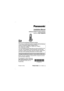 Page 1Thank you for purchasing a Panasonic product.
Please read this installation manual before using the unit and 
save it for future reference.
For assistance, visit our Web site:
http://www.panasonic.com/help 
for customers in the U.S.A. or 
Puerto Rico.This unit is an additional handset compatible with the following 
series of Panasonic Digital Cordless Phone: 
KX-TG4131/KX-TG6591/KX-TG6631/KX-TG6641/
KX-TG7621/KX-TG7641
You must register this handset with your base unit before it can 
be used. This...