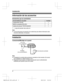 Page 13
Información de los accesorios
Accesorios que se suministran
Accesorio/Número de pedidoCantidad
Cargador/PNLC1041ZN1
Baterías recargables/HHR-4DPA2
Cubierta del auricular*1/PNYNTGA652GR1
*1La tapa del auricular viene unida a él.
Nota:RLea las instrucciones de operación de la unidad base para obtener información sobreaccesorios adicionales o de repuesto.
Instalación
Conexiones/Montaje en la pared
Nota:REl adaptador de corriente debe permanecer conectado en todo momento. (Es normalque el adaptador se...