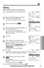 Page 4343
Advanced Operation
For assistance, please call: 1-800-211-PANA(7262)
7
Press Ö.
•If you want to change the name or number, press
Ñto reach the desired display and change it.
8
When ﬁnished, press the right soft key
().
•A beep sounds.
•To continue editing other items, repeat from
step 2.
•To exit the directory list, press (OFF).
•You can exit the edit mode any time by pressing (OFF).
SAVE
Editing
Make sure the handset is not being used.
1
Press Üor áto enter the directory list.
2
Scroll to the...
