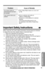 Page 8181
Useful Information
For assistance, please call: 1-800-211-PANA(7262)
Problem
You cannot make an
internal/external call with
the handset.
If you cannot solve your
problem
Cause & Remedy
•If the 2-Way Radio mode is on, turn it off
(p. 58).
•Call our customer call center at
1-800-211-PANA(7262).
•Panasonic’s e-mail address for customer
inquiries:
consumerproducts@panasonic.com 
for customers in the USA or Puerto Rico
ONLY
Important Safety Instructions
When using this unit, basic safety precautions should...