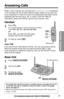 Page 33Answering Calls
33
Cordless Telephone
For assistance, please call: 1-800-211-PANA(7262)
When a call is received, the unit rings and “Incoming call” is displayed
on the handset and the IN USE indicator ﬂashes quickly on the base unit. 
If you subscribe to a Caller ID service, the calling party information will be
displayed after the ﬁrst ring (p. 34). In order to view the Caller ID
information, please wait until the second ring to answer a call.
Handset
1
Press .
•You can also answer a call by pressing...
