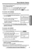 Page 4545
Room Monitor Feature
Telephone System
For assistance, please call: 1-800-211-PANA(7262) •You can also turn on/off the base unit Room Monitor feature, by using the cordless 
handset. Perform the following steps:
(1) Press [CONF/FUNCTION]. 
(2) Scroll to “Initial setting” by pressing [] or [], then press [].
(3) Scroll to “Set base unit” by pressing [] or [], then press [].
(4) Scroll to “Room monitor” by pressing [] or [], then press [].
(5) 
Select “On” or “Off” by pressing [] or [], press the soft...