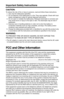 Page 7676
Important Safety Instructions
CAUTION:
To reduce the risk of ﬁre or injury to persons, read and follow these instructions.
1. Use only the battery(ies) speciﬁed.
2. Do not dispose of the battery(ies) in a ﬁre. They may explode. Check with local 
waste management codes for special disposal instructions.
3. Do not open or mutilate the battery(ies). Released electrolyte is corrosive and 
may cause burns or injury to the eyes or skin. The electrolyte may be toxic if 
swallowed.
4. Exercise care in...