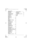 Page 2Table of Contents
2 Introduction
Model composition . . . . . . . . . . . . . . . . . . . .  3
Accessory information . . . . . . . . . . . . . . . . .  4
Important InformationFor your safety . . . . . . . . . . . . . . . . . . . . . . .  6
Important safety instructions  . . . . . . . . . . . .  7
For best performance  . . . . . . . . . . . . . . . . .  7
Other information . . . . . . . . . . . . . . . . . . . . .  8
Specifications . . . . . . . . . . . . . . . . . . . . . . . .  9
Getting StartedSetting...