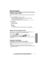 Page 37Telephone System
Useful Information
Advanced Operation
Preparation
37For assistance, please call: 1-800-211-PANA(7262)
Special Features
Handset Locator 
You can locate the handset or page the handset user with beep tones from the base 
unit.
Muting Your Conversation   
During a call, you can mute your phone so the other party cannot listen to you. 
When muting your conversation, you can hear the other party.
Press the soft key ( ).
•“Mute” will be displayed for a few seconds and “  ” will flash.
• To...