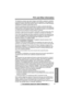 Page 57Useful Information
Answering System Preparation
57
FCC and Other Information
For assistance, please call: 1-800-211-PANA(7262)
Telephone System
The telephone company may make changes in its facilities, equipment, operations 
or procedures that could affect the operation of the equipment. If this happens the 
telephone company will provide advance notice in order for you to make necessary 
modifications to maintain uninterrupted service.
If trouble is experienced with this equipment, for repair or...