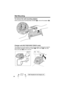 Page 66Wall Mounting
66
To remove the wall mounting adaptor
While pushing down the RELEASE LEVERS (A), remove the adaptor (B).
Charger unit (KX-TG5212/KX-TG5213 only)
The charger can be wall mounted. Connect the AC adaptor. Install screws using the 
wall template (see below). Mount the charger (
A). Slide it down (B), then slide 
down to the right (
C) until it is secured.
2
11
RELEASE
LEVERS
A
B
C
Screws 
To  P o w e r  
Outlet 2.45 cm
(
31⁄32)
2.45 cm 
(31⁄32)Wall Template for the Charger unit 